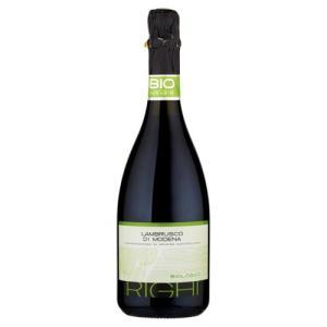 Vino rosso frizzante lambrusco bio  75 cl