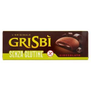 Biscotti ripieni al cioccolato senza glutine grisbì