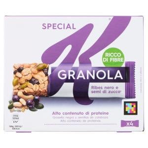 Special k protein barrette ribes nero e semi di zucca