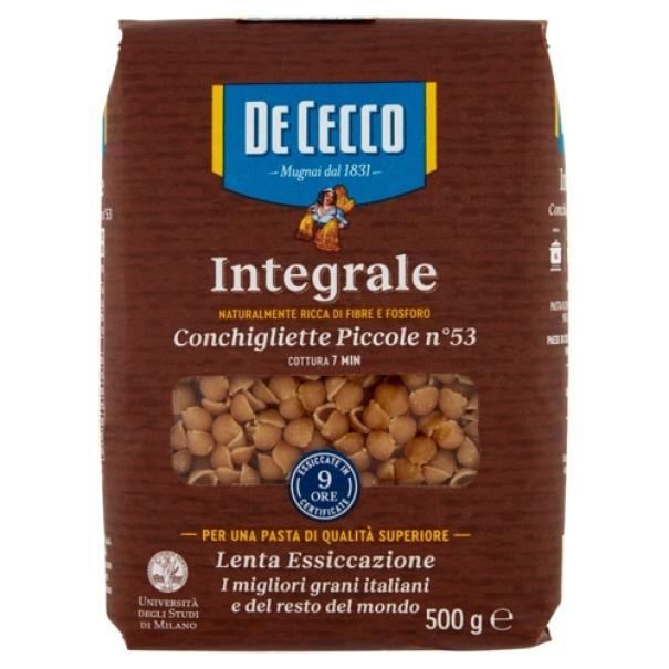 Conchigliette Piccole Integrali n. 53 De Cecco 500 g Conchigliette Piccole Integrali n. 53 De Cecco 500 g