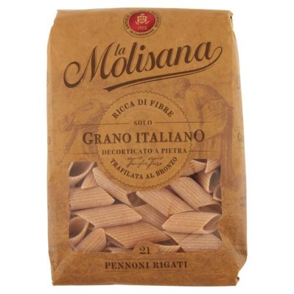 lamolisana, pennoni, pennonirigati, pastaintegrale, semoladigranoduro, trafilataalbronzo, spesaonline, 500 GR, LA MOLISANA 500 GR, bonta, gusto rustico e corposo, qualita, dispensa, piacere, fragranza, prodotti la molisana, 500gr, benessere, 500 GR la molisana pennoni rigati integrali 500 gr la molisana - foto 1