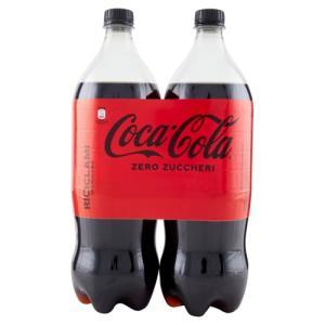 Bibita gassata cola zero zuccheri bipack coca-cola