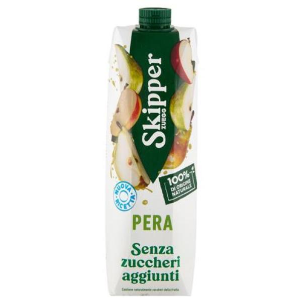 skipper ﻿succo di pera senza zuccheri aggiunti 1lt skipper zuegg - foto 1