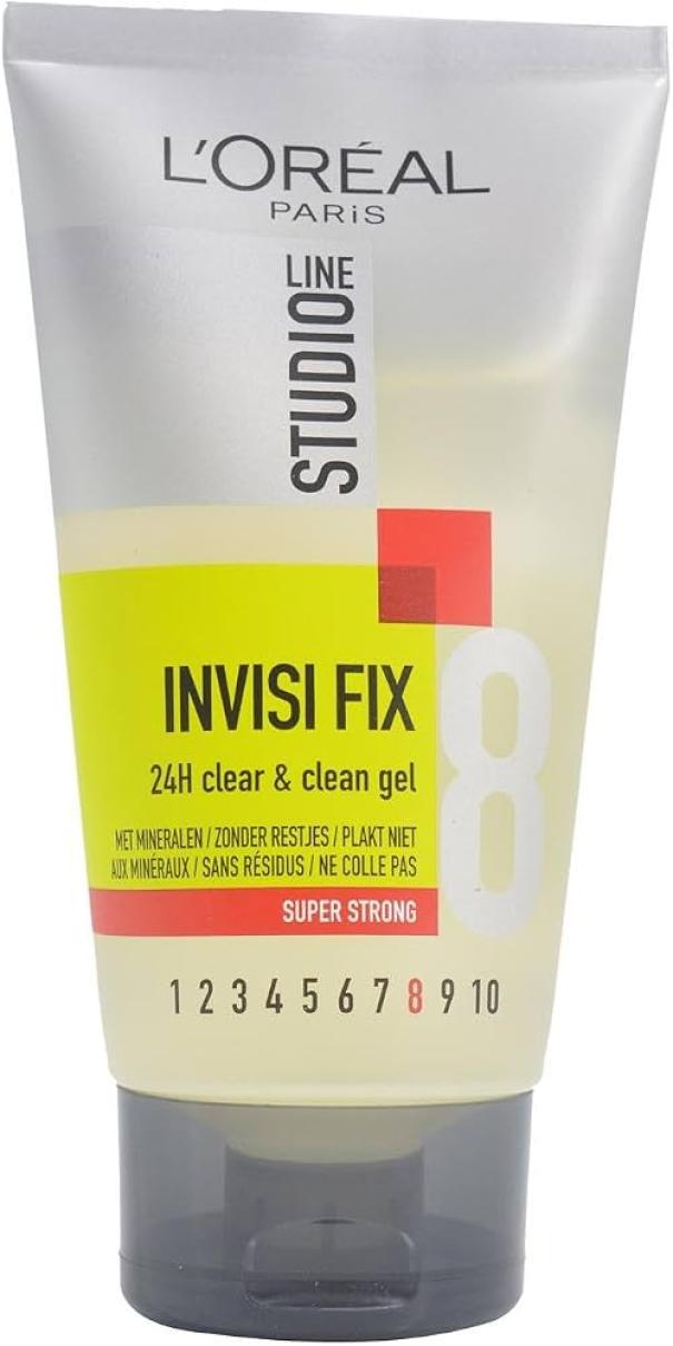gel-fissante-per-capelli-studio-invisi-fix-iperforte-loreal-paris-150-ml gel-fissante-per-capelli-studio-invisi-fix-iperforte-loreal-paris-150-ml