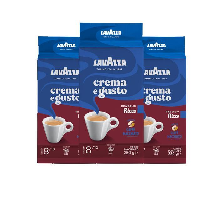 lavazza caffè lavazza gusto ricco 3 x 250 gr - foto 1