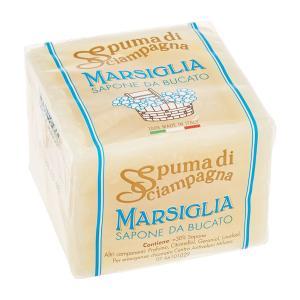 Sapone solido da bucato al marsiglia formato cubo tradizionale  250 gr.