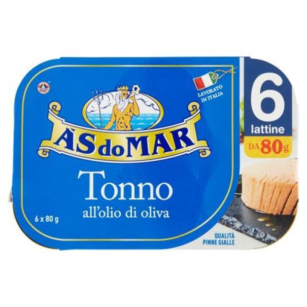 Tonno all'Olio di Oliva Multipack Asdomar Tonno all'Olio di Oliva Multipack Asdomar