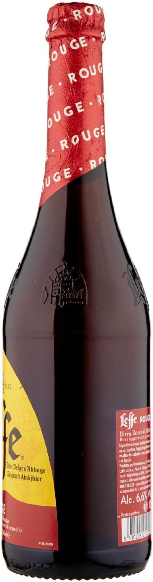 leffe birra rossa d'abbazia leffe rouge 750ml - foto 4