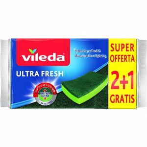 Spugna abrasiva ultra fresh 2+1 pezzi