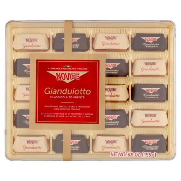novi astuccio cioccolatini fondenti e al latte gianduiotti novi 195 gr - foto 1