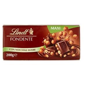 Tavoletta di cioccolato fondente nocciole  200gr