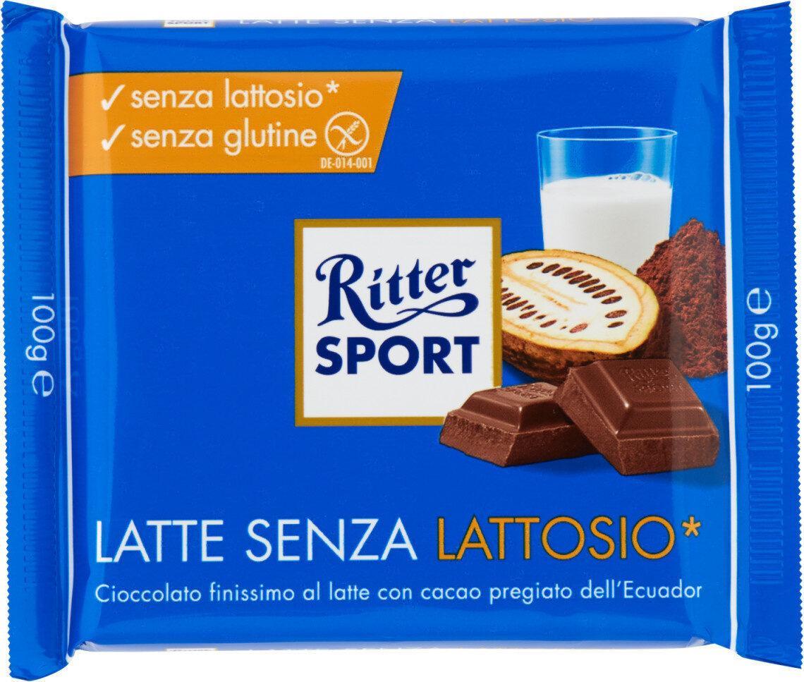 ritter sport tavoletta di cioccolato al latte senza lattosio ritter sport 100g - foto 1 ritter sport tavoletta di cioccolato al latte senza lattosio ritter sport 100g - foto 1