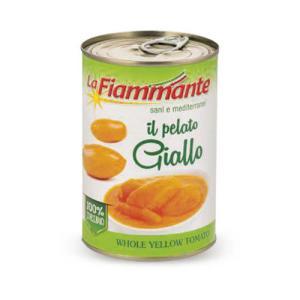 Pomodori pelati gialli fiammante 400 gr.