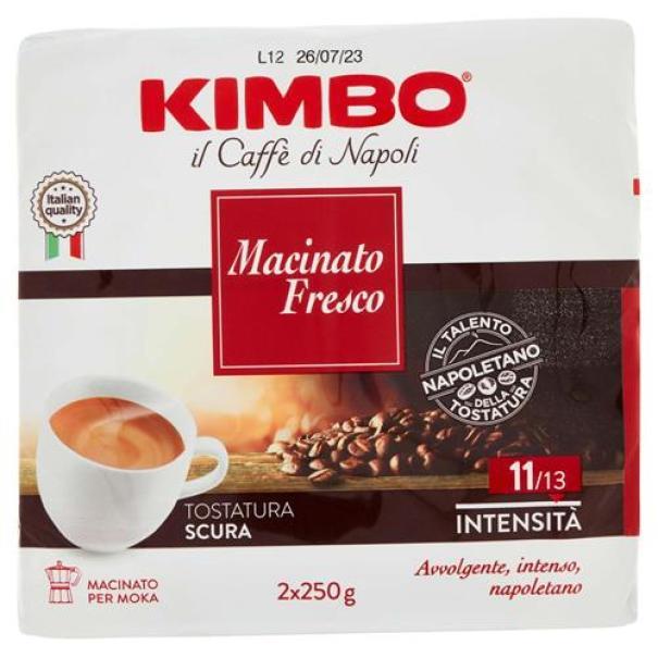 kimbo, caffe, macinatofresco, espresso, napoli, colazione, pausa, aromi, qualita, KIMBO 500 GR kimbo caffè macinato fresco kimbo 500 gr - foto 1