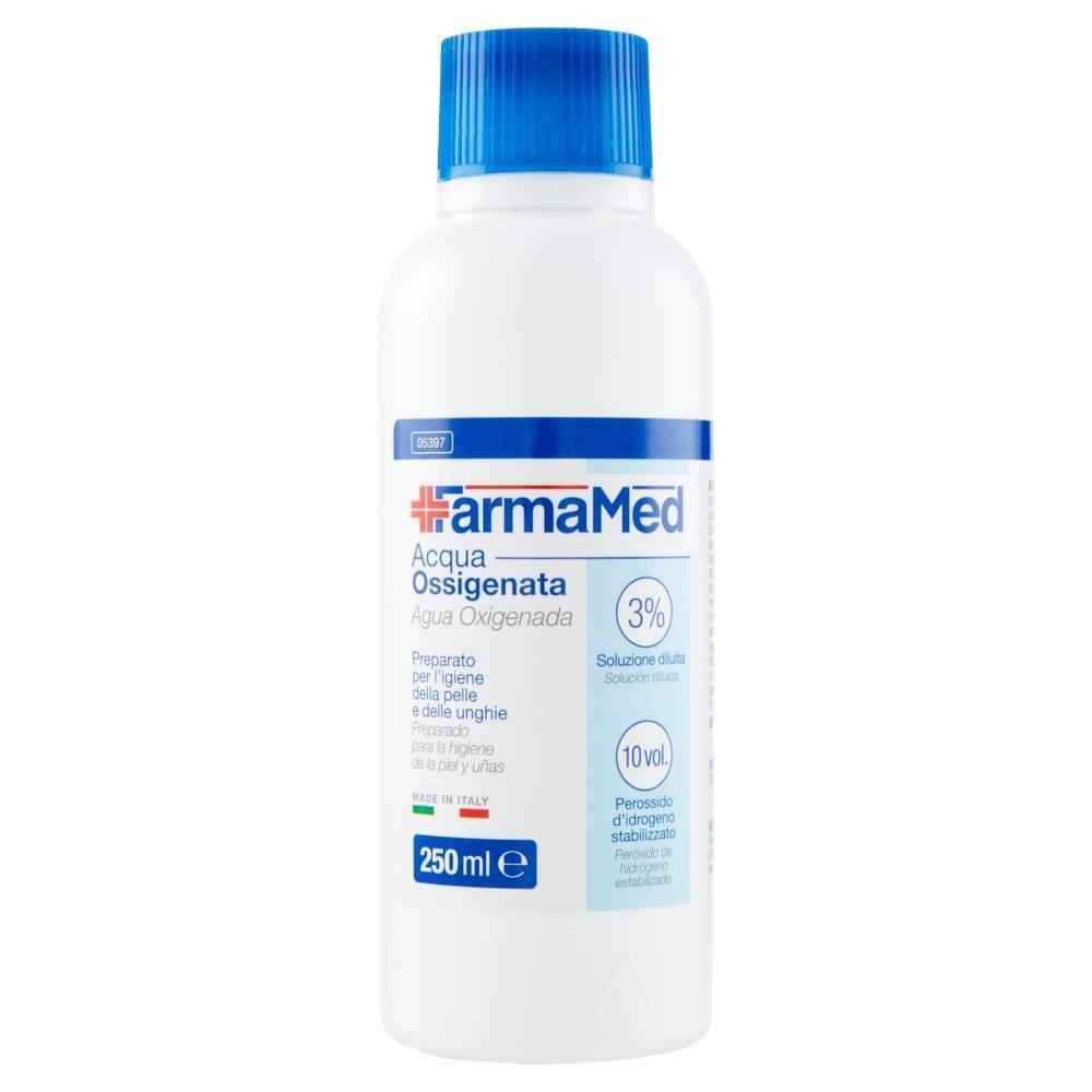 farmamed acqua ossigenata farmamed 10 volumi 250 ml - foto 1 farmamed acqua ossigenata farmamed 10 volumi 250 ml - foto 1