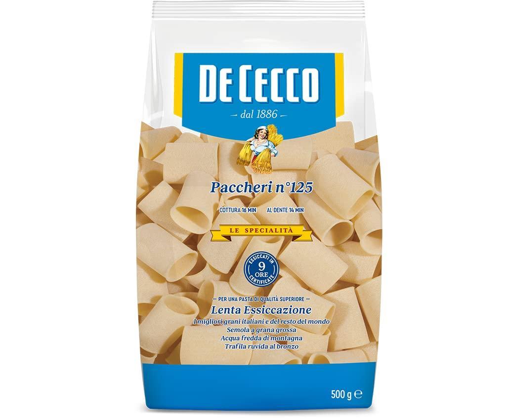 de cecco pasta paccheri de cecco 500gr - foto 1