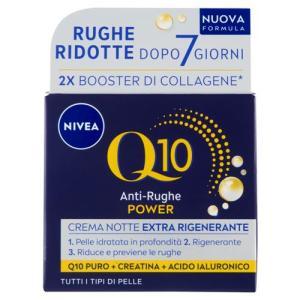 Crema viso notte antirughe extra rigenerante q10 power  50 ml
