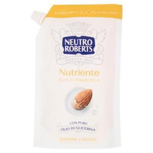 Sapone liquido mani nutriente olio di mandorla ricarica
