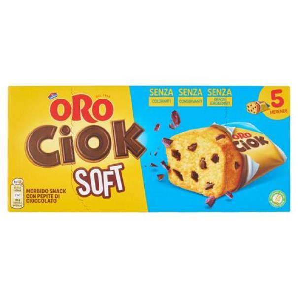 Biscotti Morbidi con Gocce di Cioccolato Oro Ciok Soft Oro Saiwa