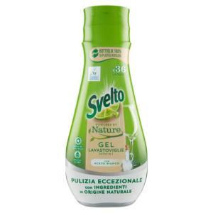 Gel lavastoviglie tutto in 1 powered by nature aceto bianco  640 ml