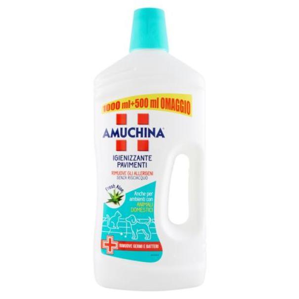 Detersivo Pavimenti Igienizzante Fresh Aloe Amuchina