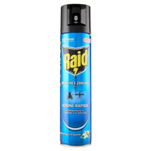 raid insetticida spray mosche e zanzare azione rapida raid - foto 1 raid insetticida spray mosche e zanzare azione rapida raid - foto 1