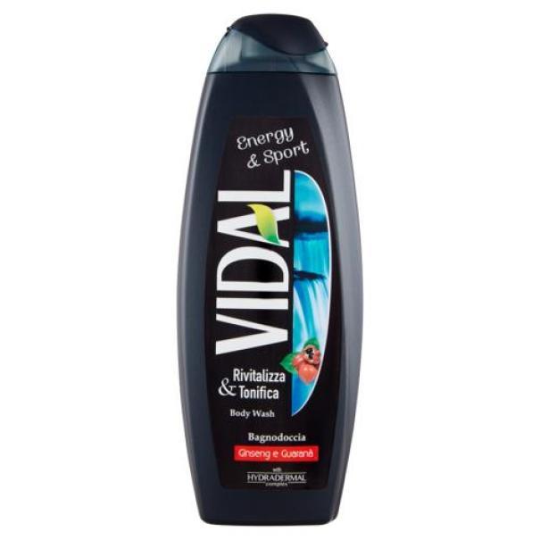 Bagnoschiuma Energizzante Ginseng e Guarana Vidal 500 ml Bagnoschiuma Energizzante Ginseng e Guarana Vidal 500 ml