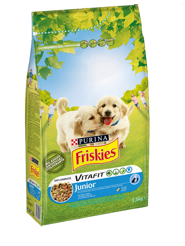 friskies friskies junior pollo e verdure 1,5 kg - foto 1