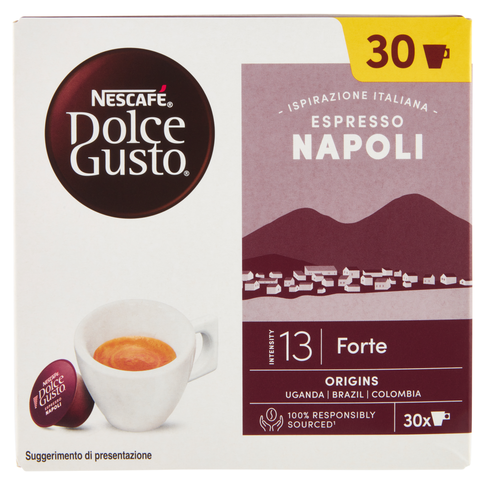 nescafe capsule espresso napoli nescafe dolce gusto 30 capsule 240 gr - foto 1