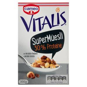 Vitalis supermüesli 30% proteine cioccolato fondente e nocciole