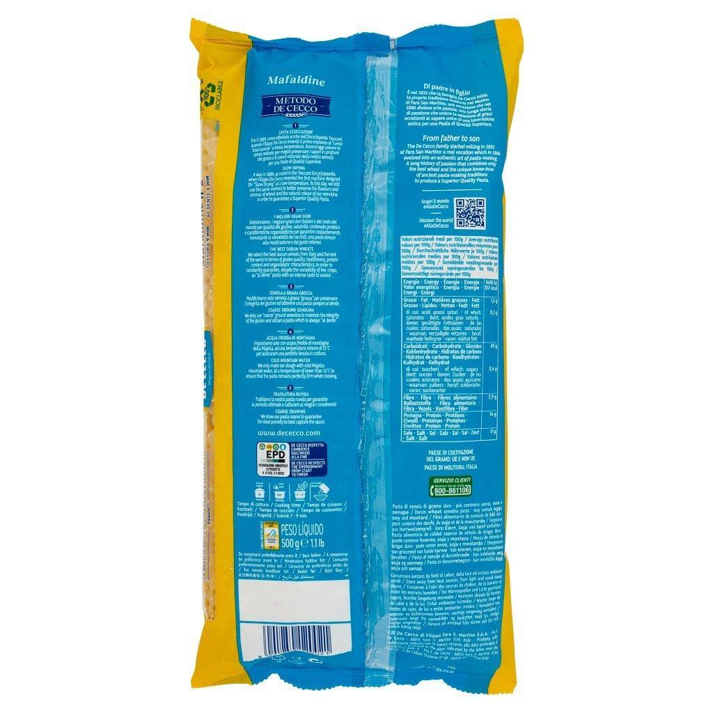 de cecco pasta mafaldine numero 2 de cecco 500g - foto 2 de cecco pasta mafaldine numero 2 de cecco 500g - foto 2