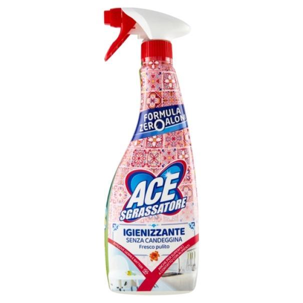Sgrassatore Igienizzante Spray Senza Candeggina Ace Sgrassatore Igienizzante Spray Senza Candeggina Ace