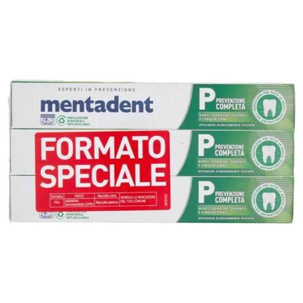 dentifricio-prevenzione-completa-mentadent-3-x-75-ml dentifricio-prevenzione-completa-mentadent-3-x-75-ml