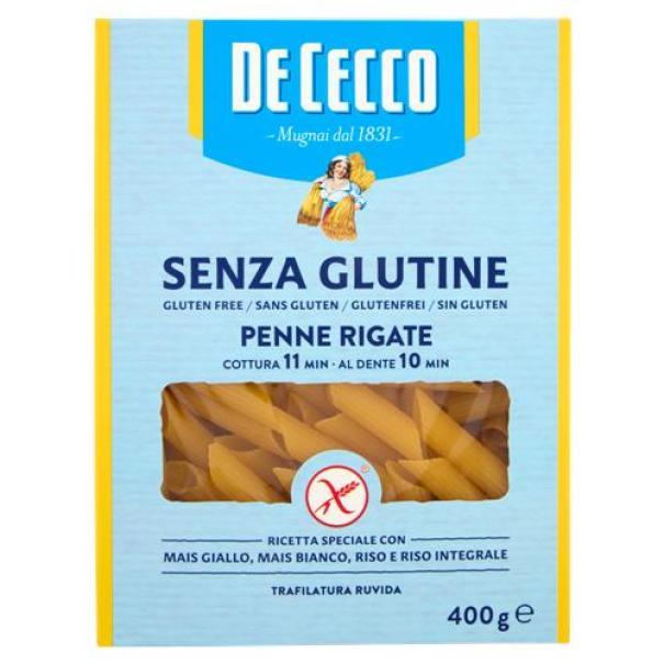 Penne Rigate Senza Glutine De Cecco 400 g