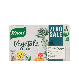 Dado vegetale zero sale  72 gr.