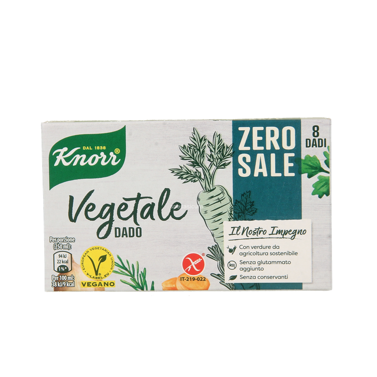 knorr dado vegetale zero sale knorr 72 gr. - foto 1