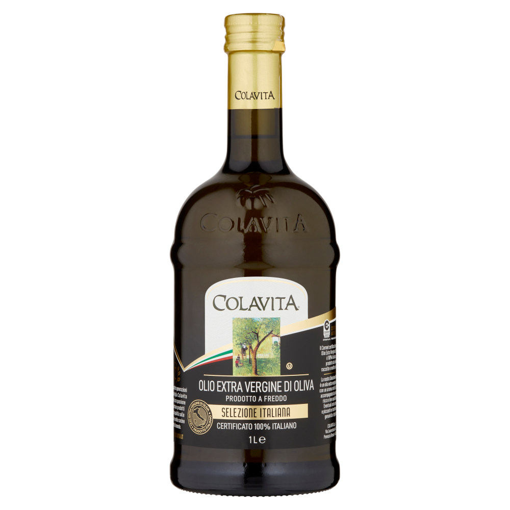 colavita olio extra vergine oliocv 100% italiano colavita 1 lt - foto 1