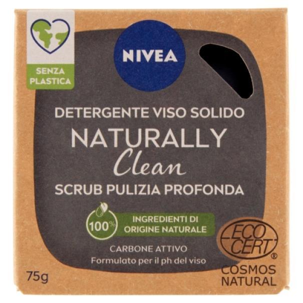 nivea saponetta scrub per viso naturally clean nivea 75 gr - foto 1 nivea saponetta scrub per viso naturally clean nivea 75 gr - foto 1