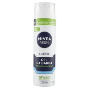Gel da barba sensitive protezione immediata  men 200 ml