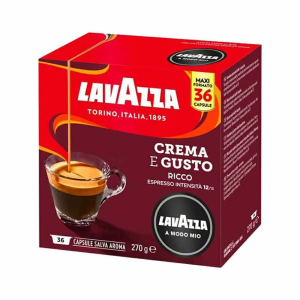 36 capsule di caffè  a modo mio crema e gusto