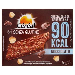 Barrette golose nocciolato senza glutine céréal