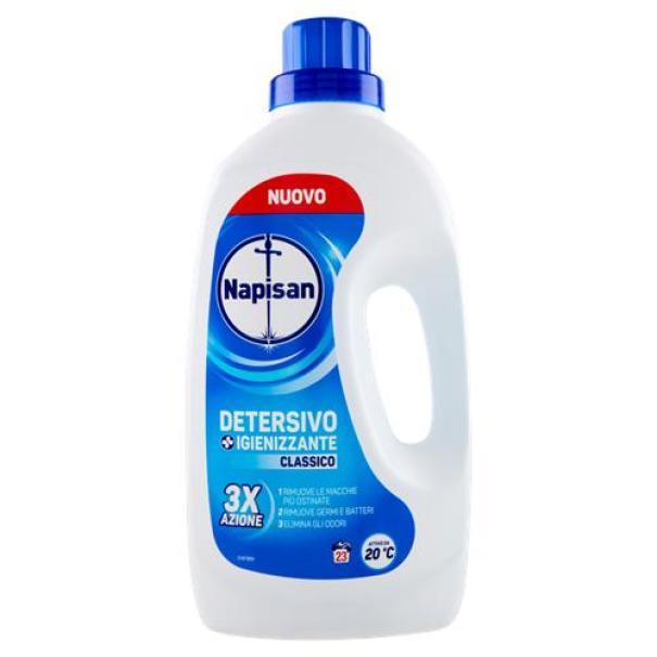 Detersivo Liquido Lavatrice Igienizzante Classico 23 Lavaggi Napisan 1,15 L Detersivo Liquido Lavatrice Igienizzante Classico 23 Lavaggi Napisan 1,15 L