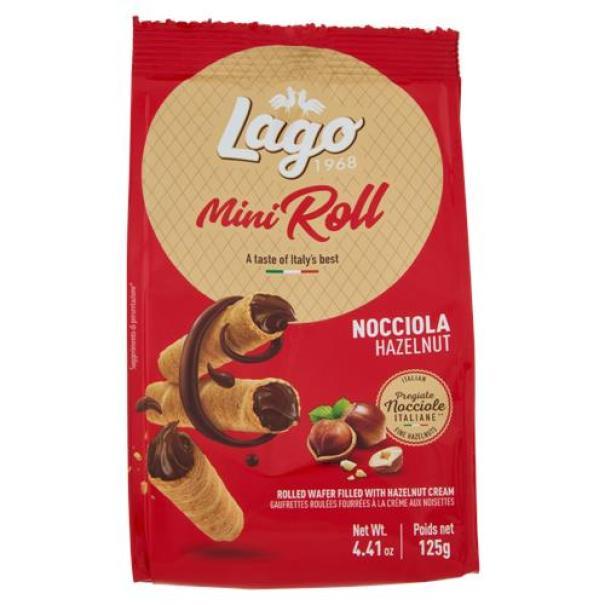 Mini Roll Wafer alla Nocciola Lago Mini Roll Wafer alla Nocciola Lago