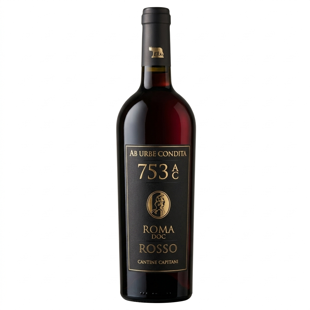 capizucchi vino rosso doc 753 ac roma rosso cantina capizucchi 75 cl. - foto 1