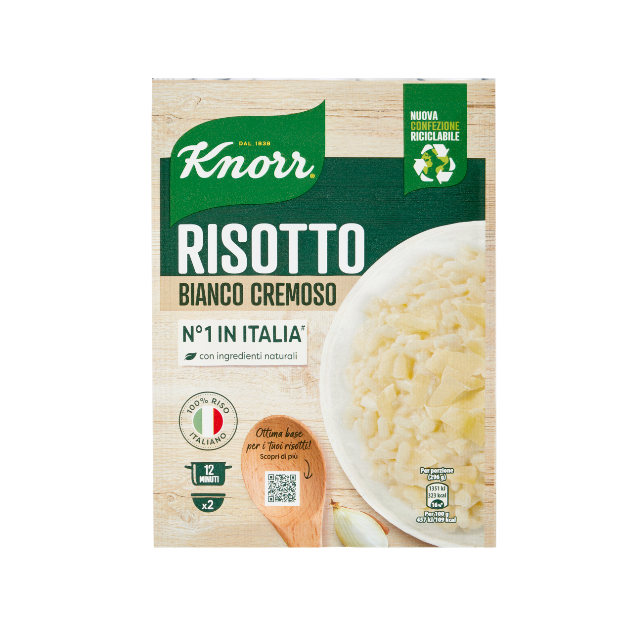 knorr risotto bianco cremoso knorr 175 gr. - foto 1
