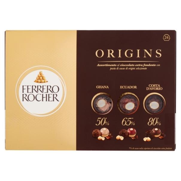 Praline di Cioccolato Fondente Rocher Origins Ferrero