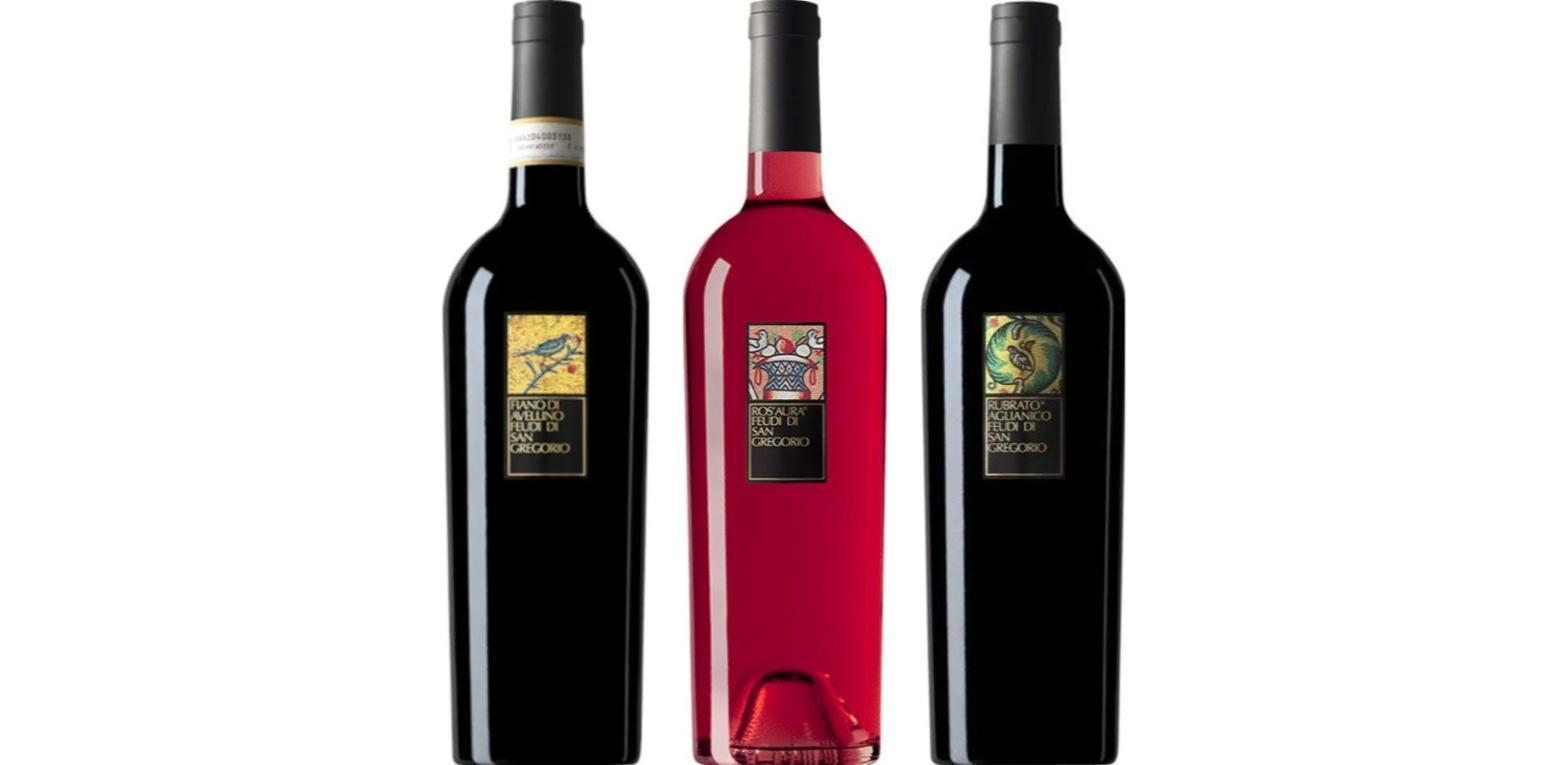 feudi di san gregorio confezione regalo vini feudi di san gregorio fiano di avellino ros'aura rubrato 3x75 cl - foto 1 feudi di san gregorio confezione regalo vini feudi di san gregorio fiano di avellino ros'aura rubrato 3x75 cl - foto 1