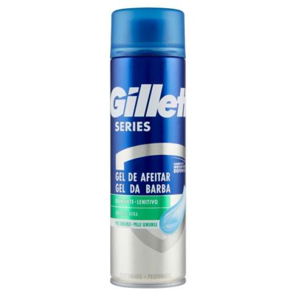 Gel da Barba Lenitivo Aloe Vera Pelli Sensibili Series Gillette