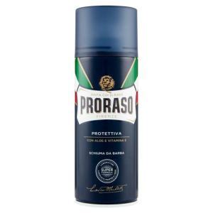 Schiuma da barba protettiva e idratante aloe e vitamina e blue