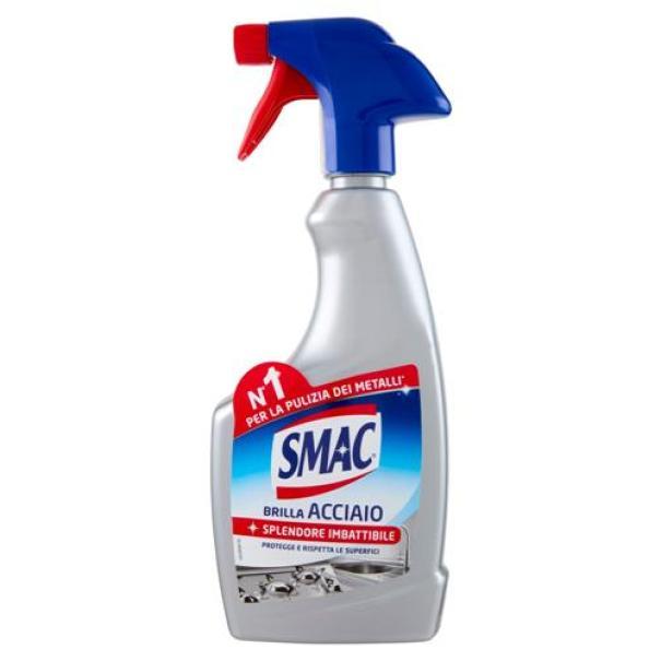 smac detergente spray brilla acciaio per superfici in acciaio smac 520 ml - foto 1 smac detergente spray brilla acciaio per superfici in acciaio smac 520 ml - foto 1